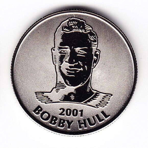 2001 Bobby Hull NHL All Stars Medal (b40) - Picture 1 of 2